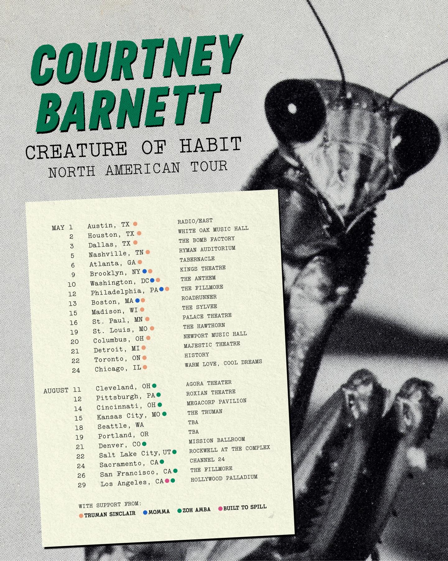 Truman Sinclair Tour Poster 2026